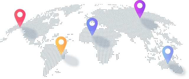 Global IPTV Server Network Map